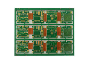 Placa de circuito impreso rígida y flexible