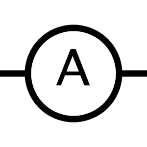 electrical and electronic symbols ammeter