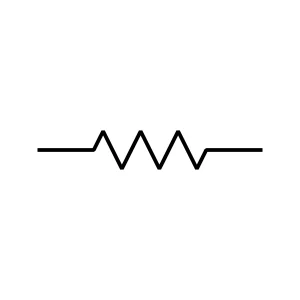 electrical and electronic symbols resistor